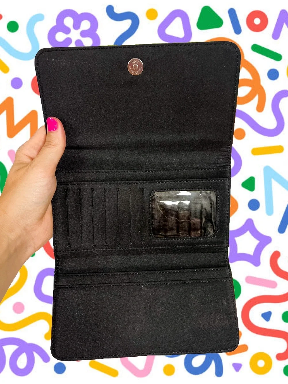 Y2K bejeweled bulldog puppy wallet